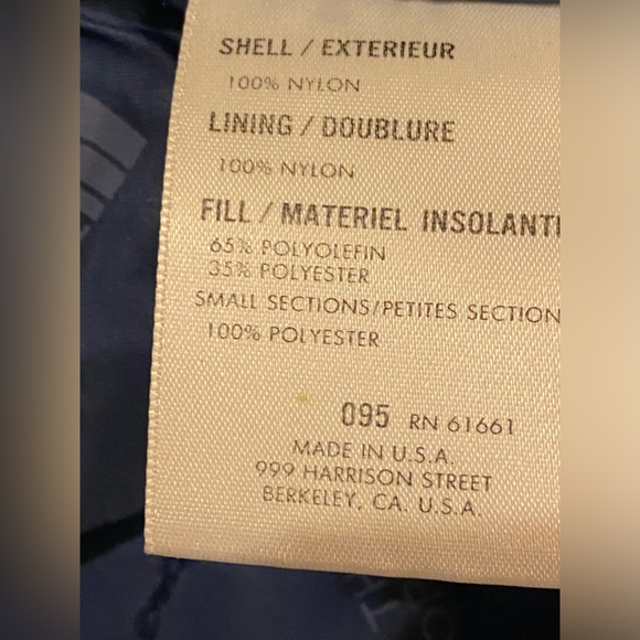 Vintage The North Face Ski Jacket Mountain Size Medium Blue Made In USA - Picture 15 of 16